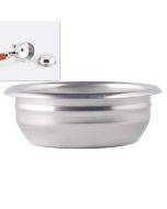 Semi-automatic Coffee Machine Stainless Steel Powder Bowl Brewing Head Filter Bottomless Handle Filter, Specification:Double Cup, Size:58mm Universal