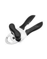 4 in 1 Multifunctional Can Opener Kitchen Household Lid Opener Canning Knife(Black)