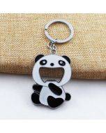 Cartoon Animal Shape Beer Bottle Opening Tool Opener Panda Keychain Pendant