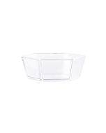 2 PCS Geometric Snack Plate, Style: Hexagonal (Transparent)