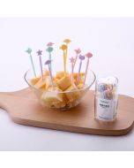 Creative Animal Cartoon Fruit Cake Fork Sign, Random Color Delivery