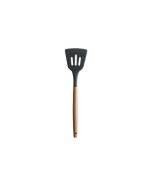 Silicone Wood Handle Spatula Heat-resistant Soup Spoon Non-stick Special Cooking Shovel Kitchen Tools Leak Shovel