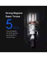 Xiaomi Mi Cordless Screwdriver 3.6V, 2000mAh Rechargable Battery. Patented One-piece body with USB-C charging port. High 5-N.m Torque Cordless Portable Screwdriver with 12 pieces of S2 Steel Bits