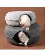 Cat Tunnel Bed /Donut Cat Cave