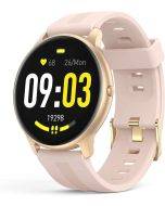 AGPTEK Relógio inteligente para mulheres, smartwatch para telefones Android e iOS, rastreador de atividades à prova d'água IP68 com tela colorida sensível ao toque, monitor de frequência