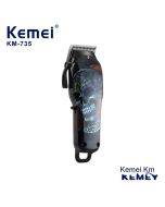 KM-735 skull graffiti water transfer body USB LCD display oil head hair clipper