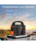 Powerstation 194 Wh,SBAOH Générateur solaire Batterie avec sortie AC Camping Solar Generators Batterie Lithium Batterie Batterie Alimentation pour extérieur Voyage Home secours d'urgence