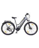 Eleglide C1 ST 27.5-inch Step-through Trekking Bike with 250W Ananda Mid-Drive Motor, 14.5Ah Battery, Max 150km Range, Hydraulic Suspension & Hydraulic Disc Brakes Shimano 7 Gears - Black