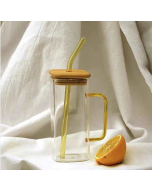 Colorful Handles Square Drinking Glasses