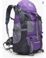 Bseash Mochila de caminhada resistente à água 50L, leve, para esportes ao ar livre, bolsa de viagem para acampamento, escalada e passeios