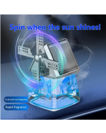 Ashtash Auto Windmill Design Solar Car Perfume Air Freshener Perfume