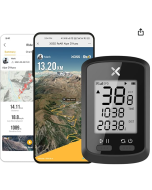 XOSS Computador de bicicleta G GPS, velocímetro e odômetro Bluetooth sem fio, computador de ciclismo, rastreador de MTB, com visor LCD automático de luz de fundo, IPX7 à prova d'água para todas as bicicletas, bicicleta elétrica