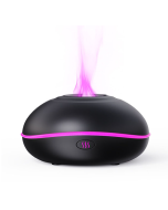 SD13 200ML Car USB Flame Aromatherapy Diffuser Home LED Night Light Mute Humidifier