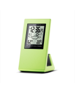 Solar Weather Forecast Clock Temperature and Humidity 24 Hour Perpetual Timepiece