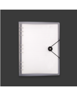 Transparent matte PP soft shell cover notebook, style: B5 horizontal line inner core