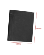 A5 Imitation Leather Grid Notebook