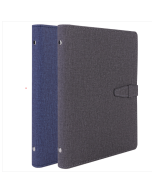 Deli 3309 A5 loose-leaf notebook, office and business carry-on meeting record book, shipped in random colors