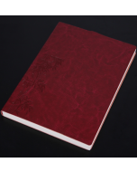 3 books for sale Notebook student notepad diary business record book PU notebook, cover color: A5 embossed bitter tea red