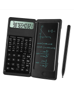 Functional 6-inch portable foldable LCD tablet calculator for learning, business and office use