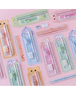 Elementary School Pencils Stationery Learning Supplies Set (Color Random)