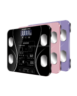 LCD Display Body Fat Electronic Smart Weighing Scale Bathroom Fat Scale Digital Body Weight Scale (Rechargeable Model)