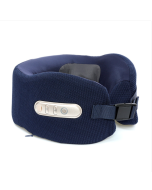 Neck Massager U-Shape Hot Compress Shoulder & Neck Massage Pillow (Navy)