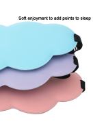 3D Cloud Eye Mask Ice Silk Slow Rebound Memory Cotton Blackout Sleep Comfort Eye Mask