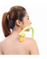 FunAdd Adjustable Shoulder & Back Acupressure Back Hammer Meridian Hammer Neck Massager (Color: Green)