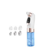 Small bubble home beauty instrument Multi-function electric suction blackhead instrument face pore cleanser // 2112-A small bubble cleaner home face pore cleansing suction blackheads to acne oxygen injector beauty instrument with 6 suction head