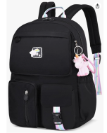Barakara Mochila para crianças, Mochila escolar leve e bonita com Unicórnio Pingente , Mochila grande à prova d'água para meninos de escola