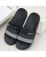 Men's and women's slippers summer non-slip couple home out a word slippers