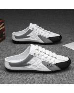 Men's Baotou Slippers Outer Wear Anti-Odor Driving No Heel Casual Shoes