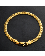 Fashion jewelry simple 18k gold side bracelet