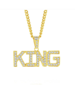 1010401701 KING exaggerated hip hop necklace clavicle chain