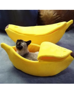 Banana pet bed