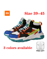 Xiaomi Youpin Men Sneakers Casual Shoes New Fashion Breathable Non-slip Anti-Odor Lace-up Sports Male Shoes Loafers Size 39-45