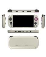 TRIMUI Smart Pro Game Console with 256GB TF Card, 4.96in 720P IPS Screen, Linux OS, 1GB RAM/8GB Storage, 5 Hours Playtime - Grey