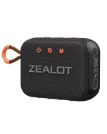 Zealot S75 10W bluetooth Speaker Portable Speaker 57mm Loud Driver HiFi Stereo 3000mAh Battery Support TF Card TWS IPX6 Waterproof Outdoors Wireless Speaker - Black