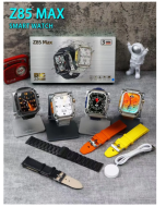 Z85 MAX Smart Watch Bluetooth Call Long Standby True Rate NFC IP68 Waterproof Three Watch Straps Watches for Men Women PK HK9pro