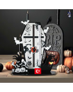 Halloween countdown decoration indoor coffin shape