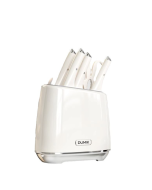 DUMIK Medium Codemark White Knife Kitchen 6-Piece Set