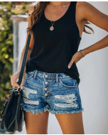 Denim Shorts for Baseball Athletes