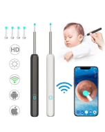 Buy 2 - USB Otoscope with Wi-Fi Wax Removal Spoon