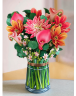 Floral Pop Up Card - 3 for Free Shipping