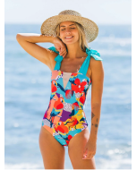 Floral Slimming One Piece Swimwear