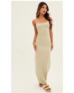 Green Supersoft Bodycon Maxi Dress