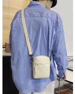 Compact Square Bag for Men with Minimalist Design