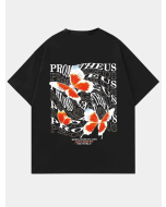 Butterfly Print Tee for Men by ROMWE