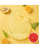 Baby Waterproof Silicone Bib - Soft Adjustable Feeding Apron