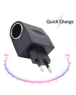 Universal AC to DC Car Power Adapter Converter, 220V-12V